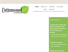 Tablet Screenshot of cottonwoodvc.com